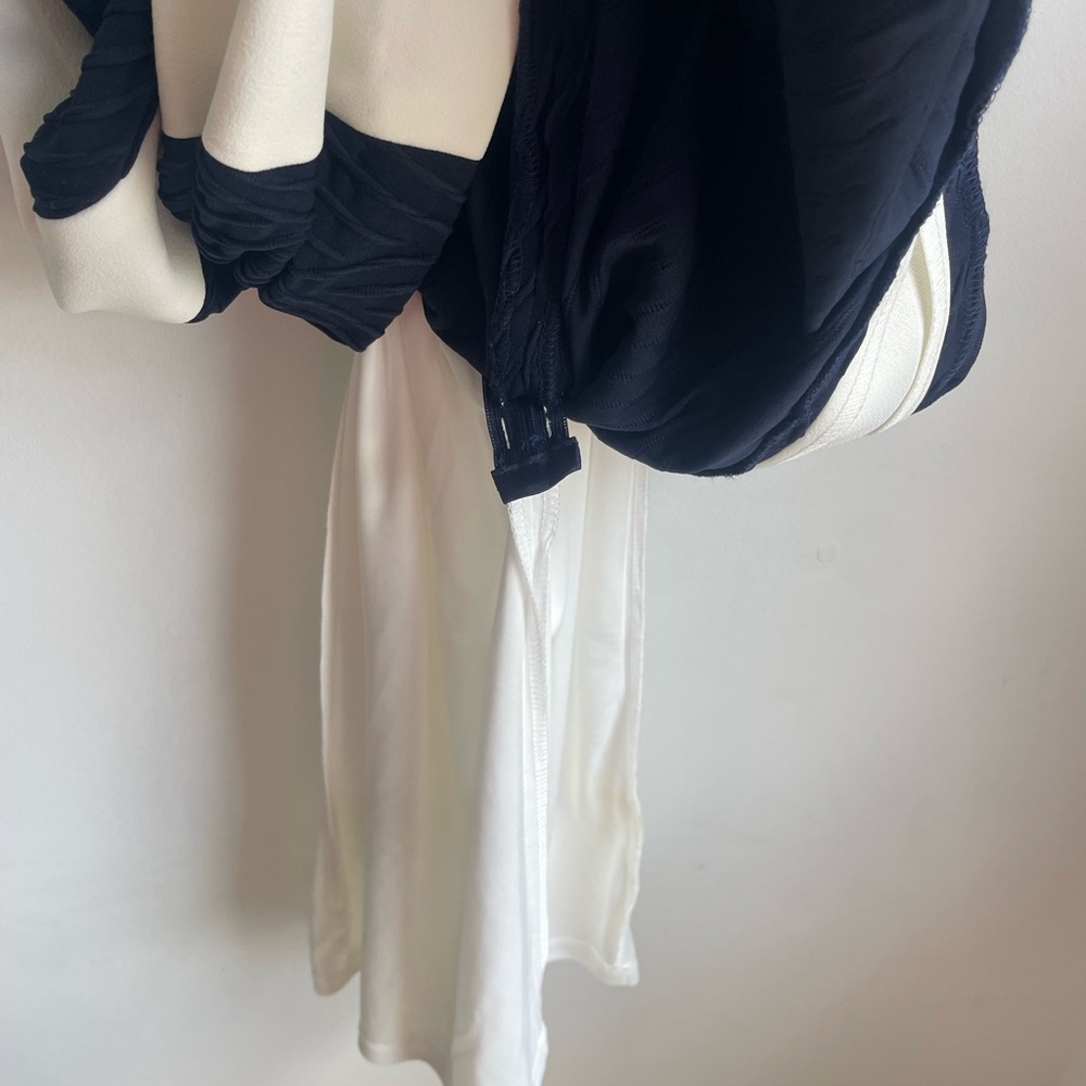 Tommy Hilfiger NWT Navy Blue & White Sleeveless Dress Sz 8 stretchy Nautical - Picture 3 of 6